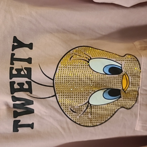 Looney Tunes Tweety "Be Kind" Bedazzled Hoodie - Picture 3 of 6